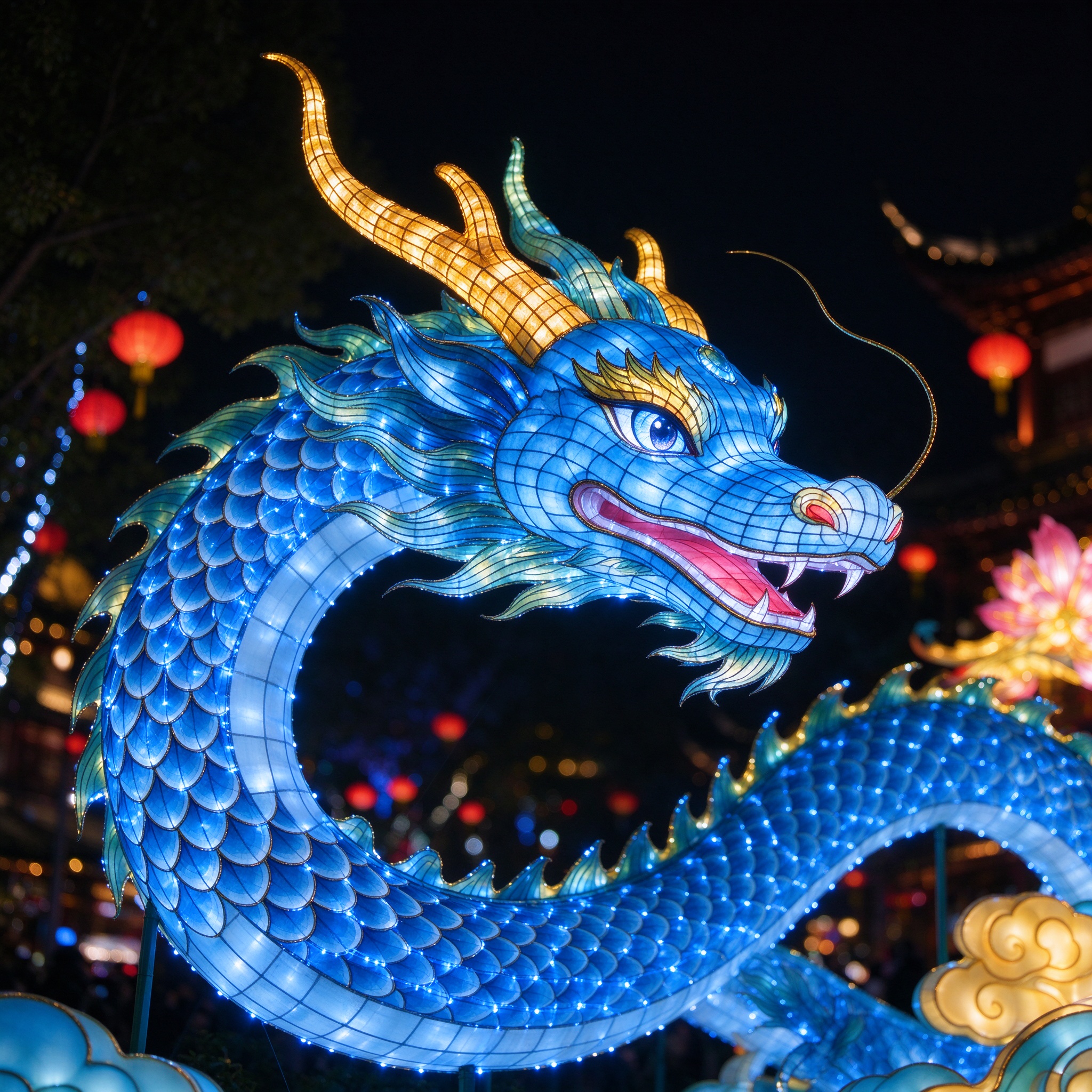 Azure Dragon Lantern — Dragon Lanterns