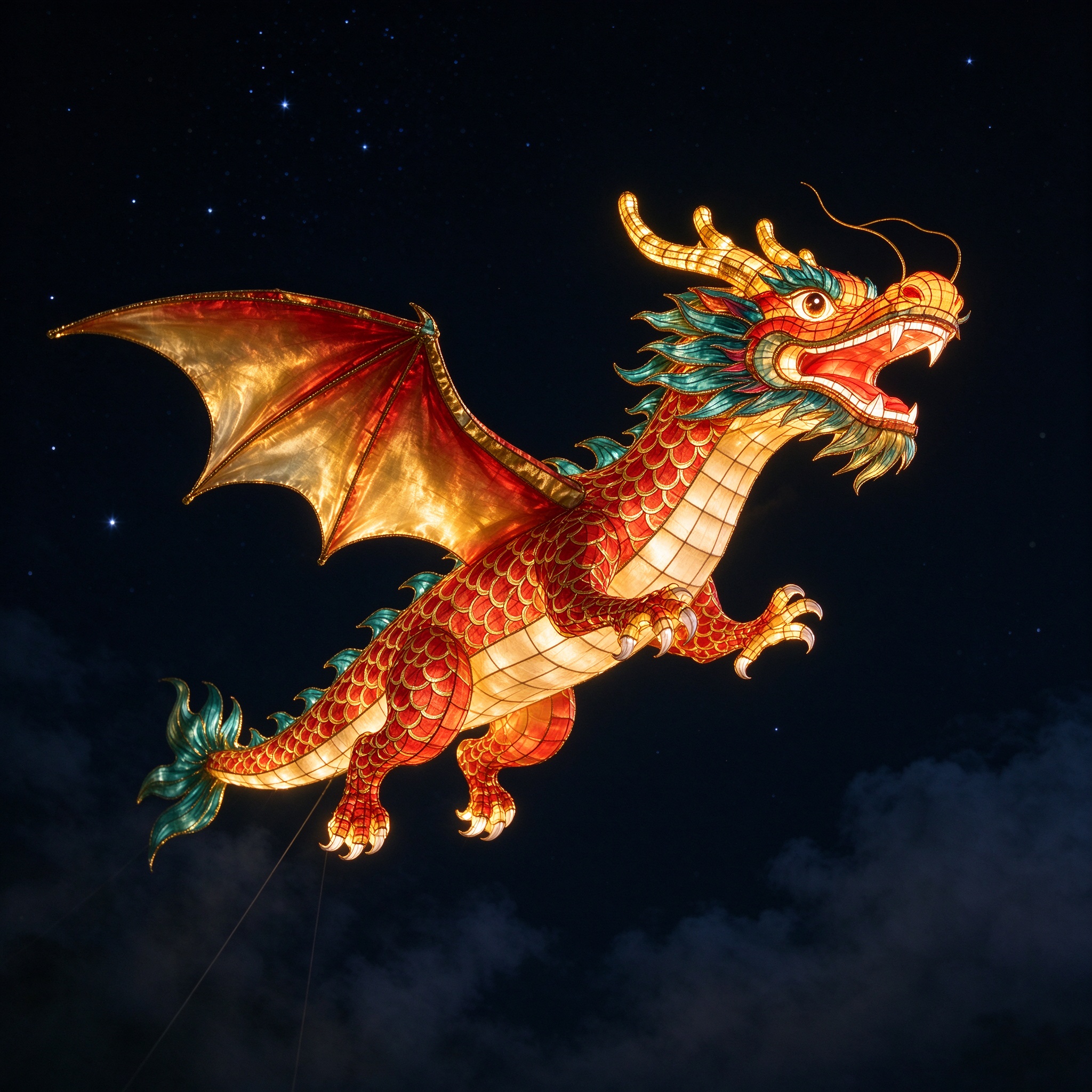 Flying Dragon Lantern — Dragon Lanterns