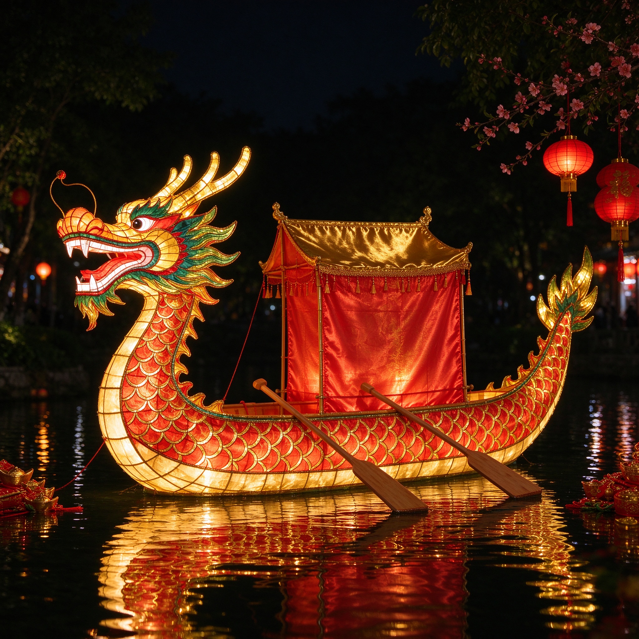 Dragon Boat Lantern — Dragon Lanterns