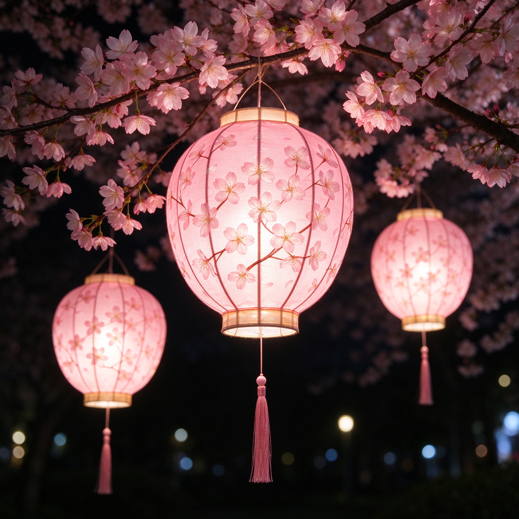 Cherry Blossom Lantern — Flower Lanterns