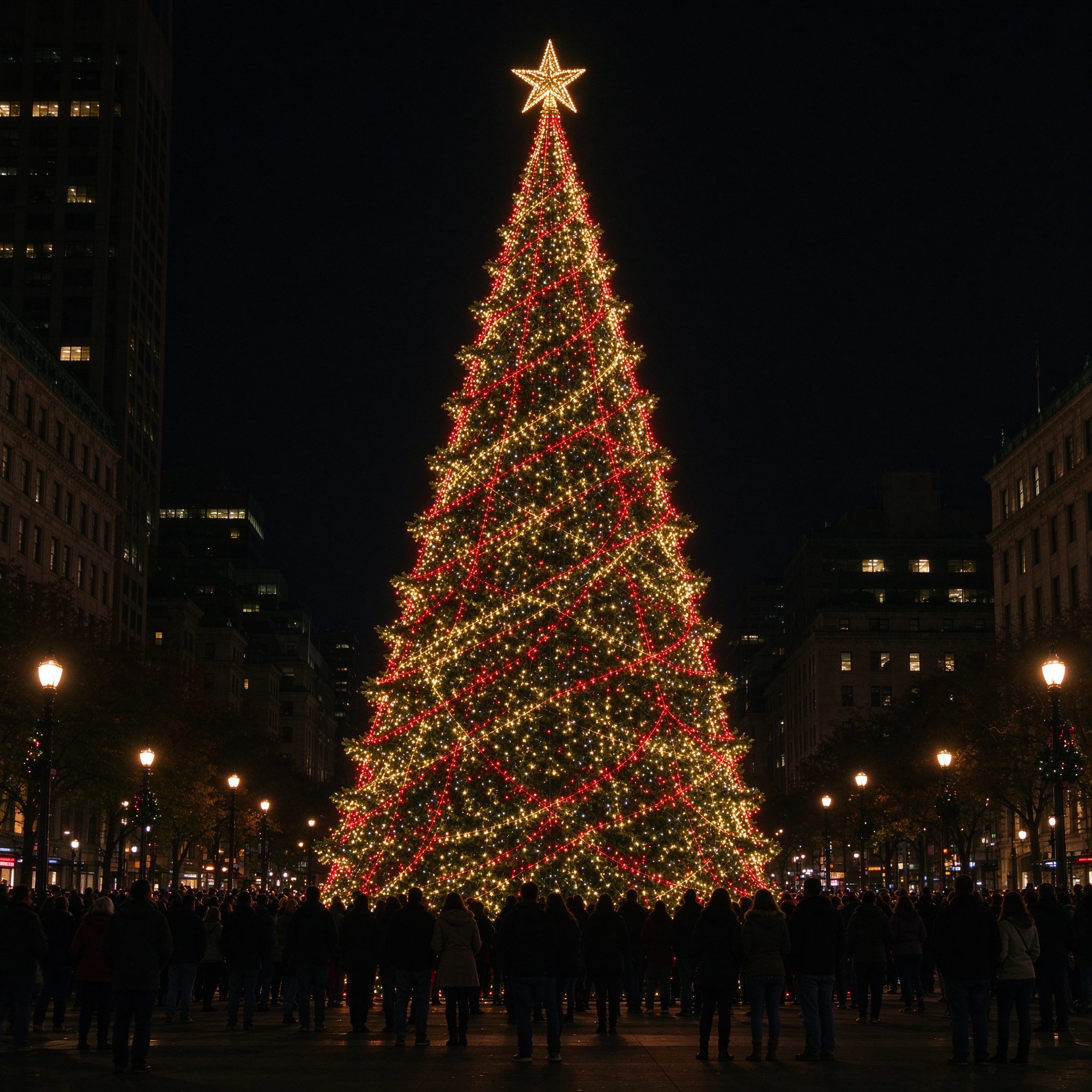 Giant Christmas Tree Lantern — Christmas Theme