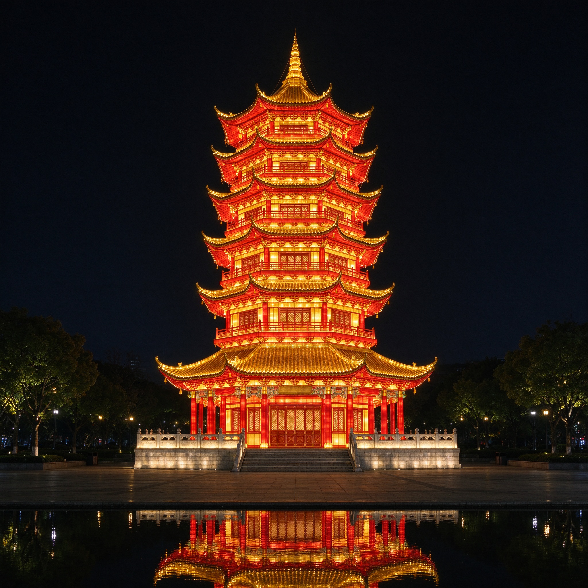 Chinese Pagoda Lantern — Architectural Lanterns