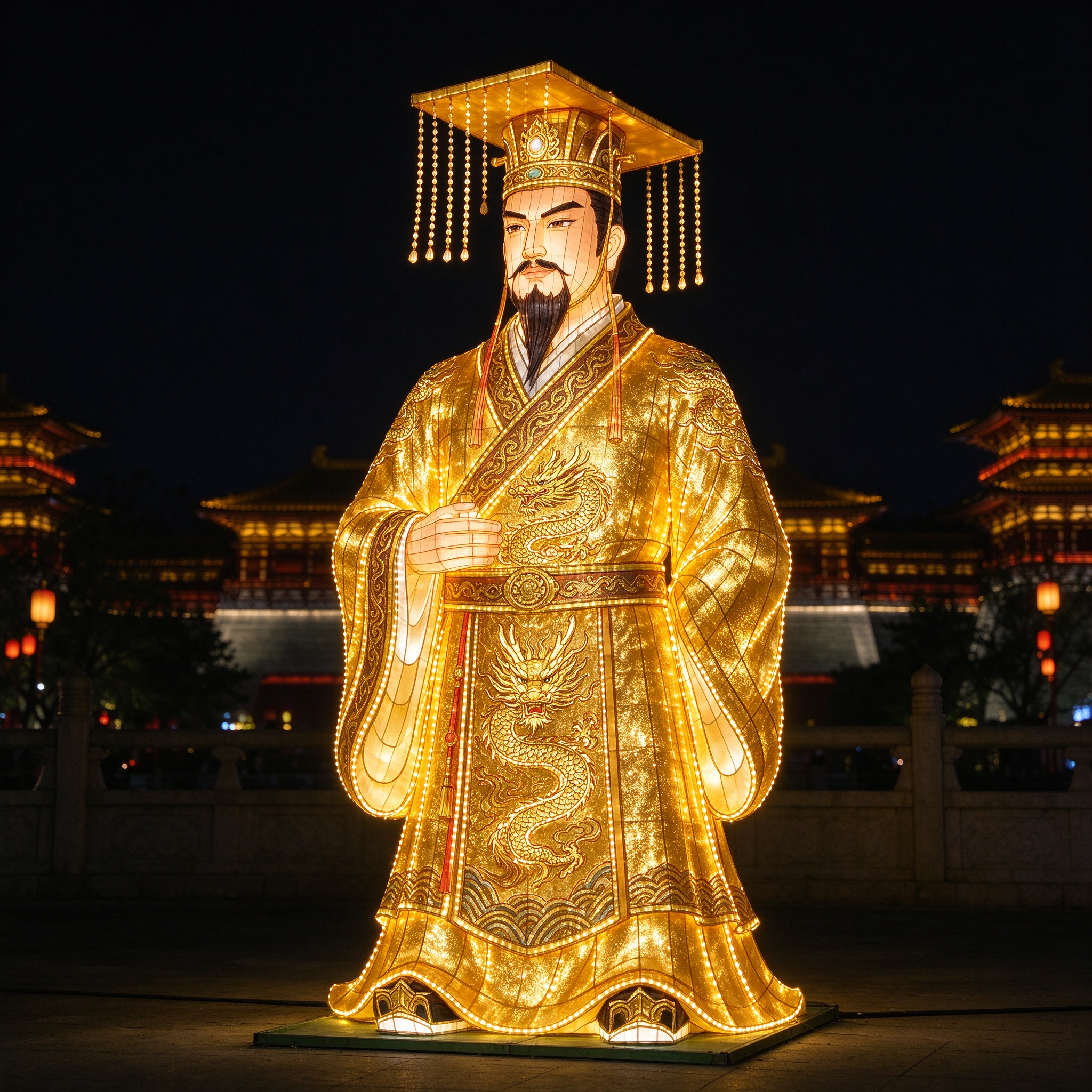 Chinese Emperor Lantern — Figurative Lanterns