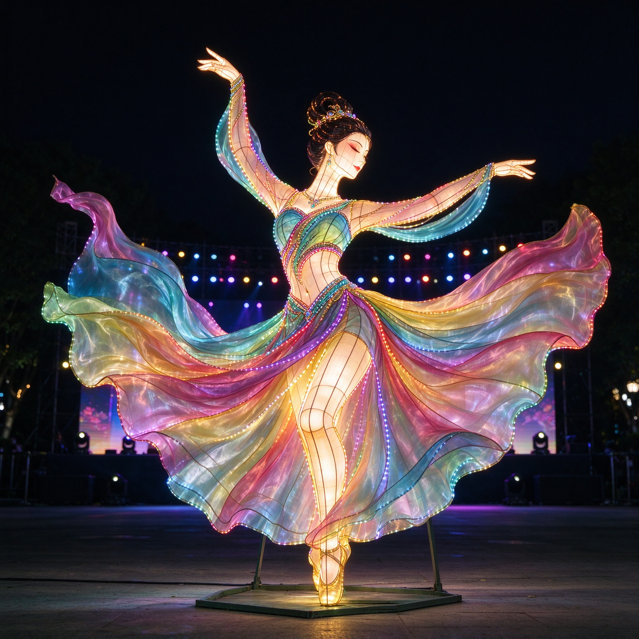 Dancer Figurine Lantern — Figurative Lanterns