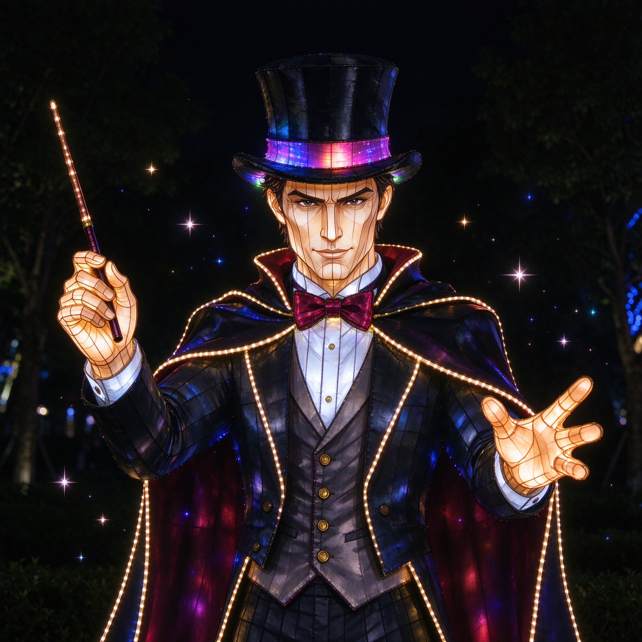 Magician Figurine Lantern — Figurative Lanterns